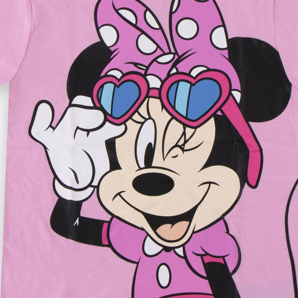 CAMISETA CORTA DE PUNTO LISO MINNIE - 2900003232
