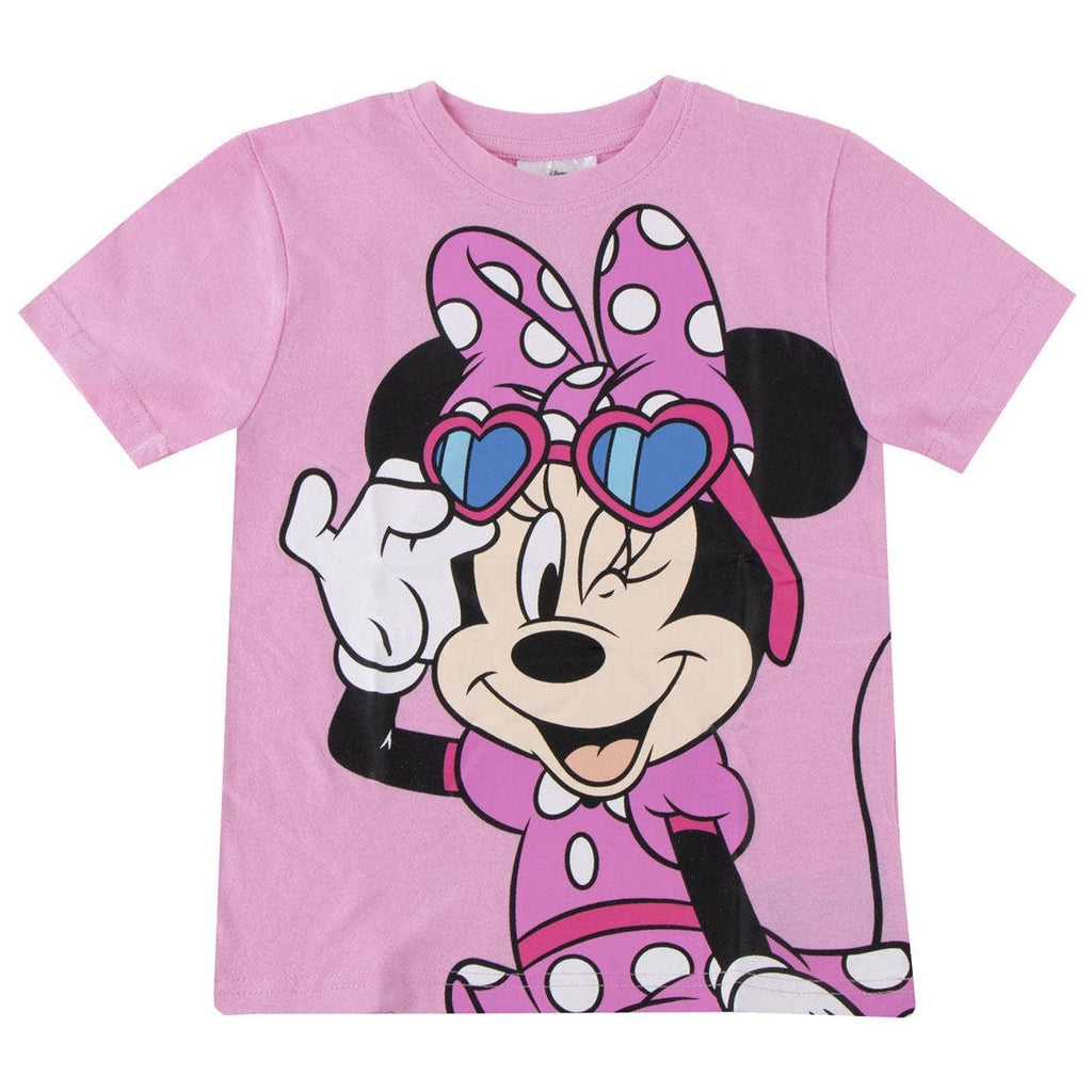 CAMISETA CORTA DE PUNTO LISO MINNIE - 2900003232