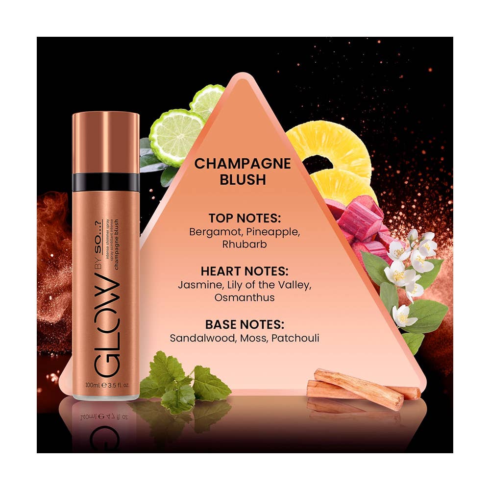BRUME SPRAY PARFUMÉE SCINTILLANTE 100ML - GLOW BY SO...?