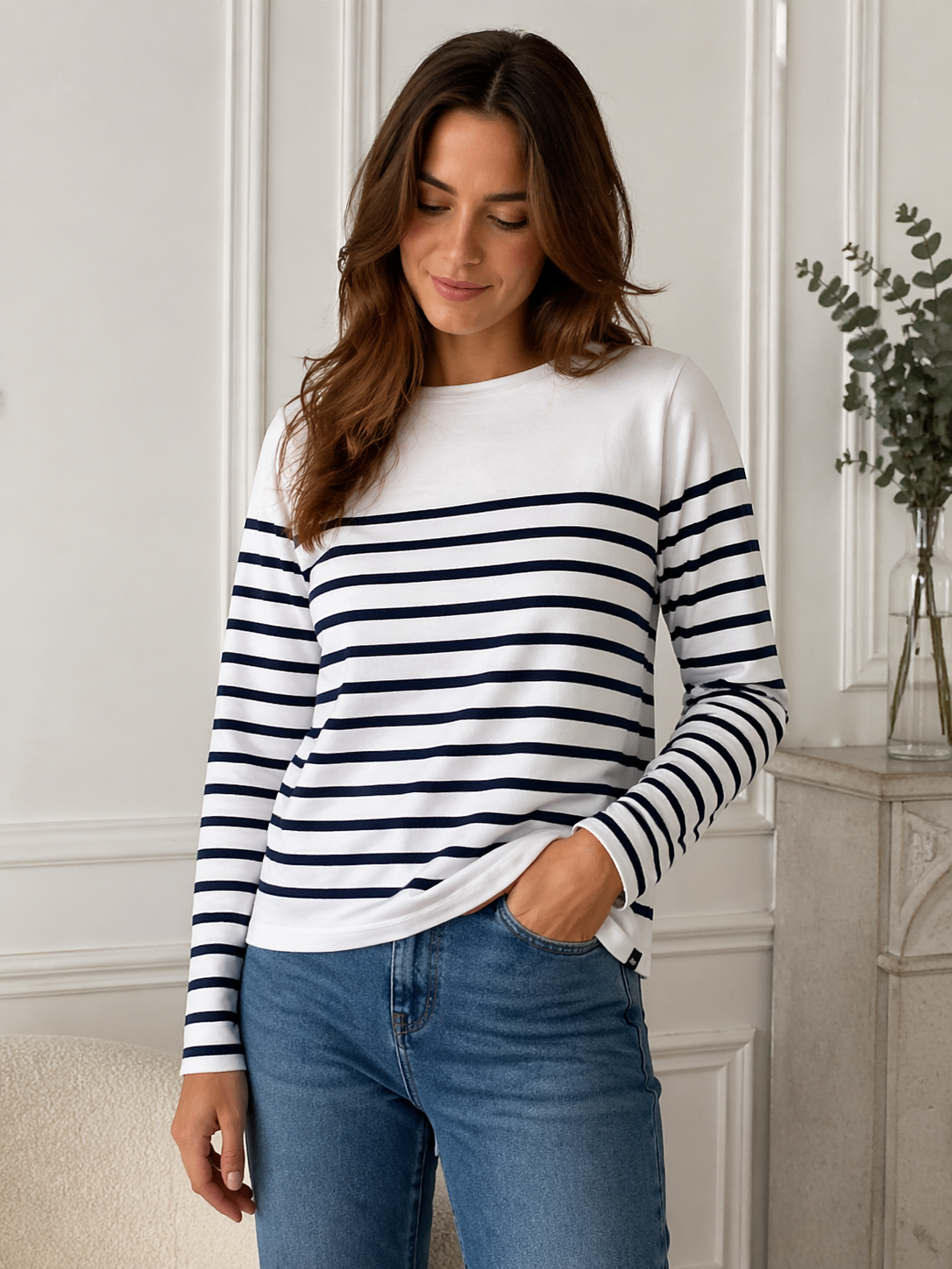 Marinière femme manches longues BINIC